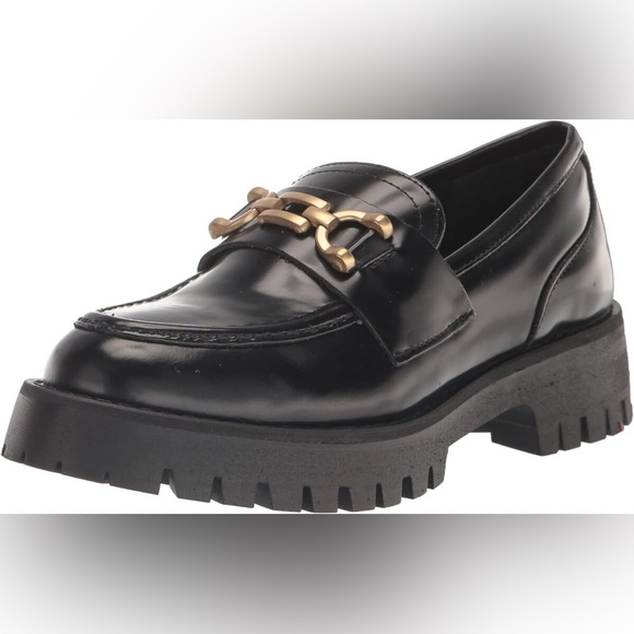 Steve Madden Lyanna black buckle loafers Y2K style NWOT - Picture 9 of 9